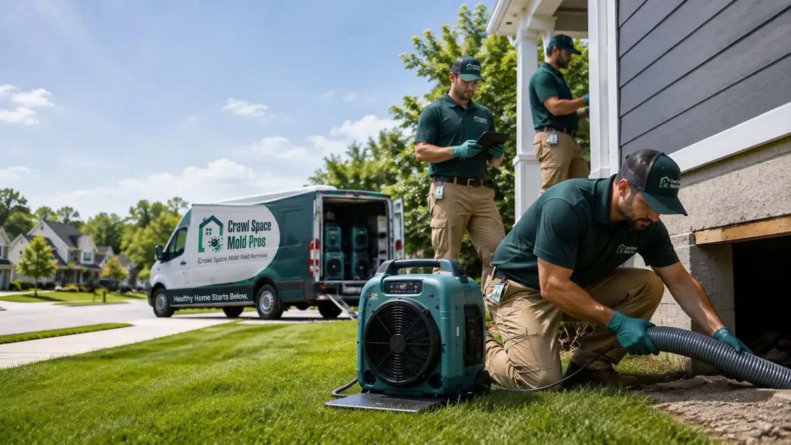 Crawl Space Mold Removal in Rew, PA